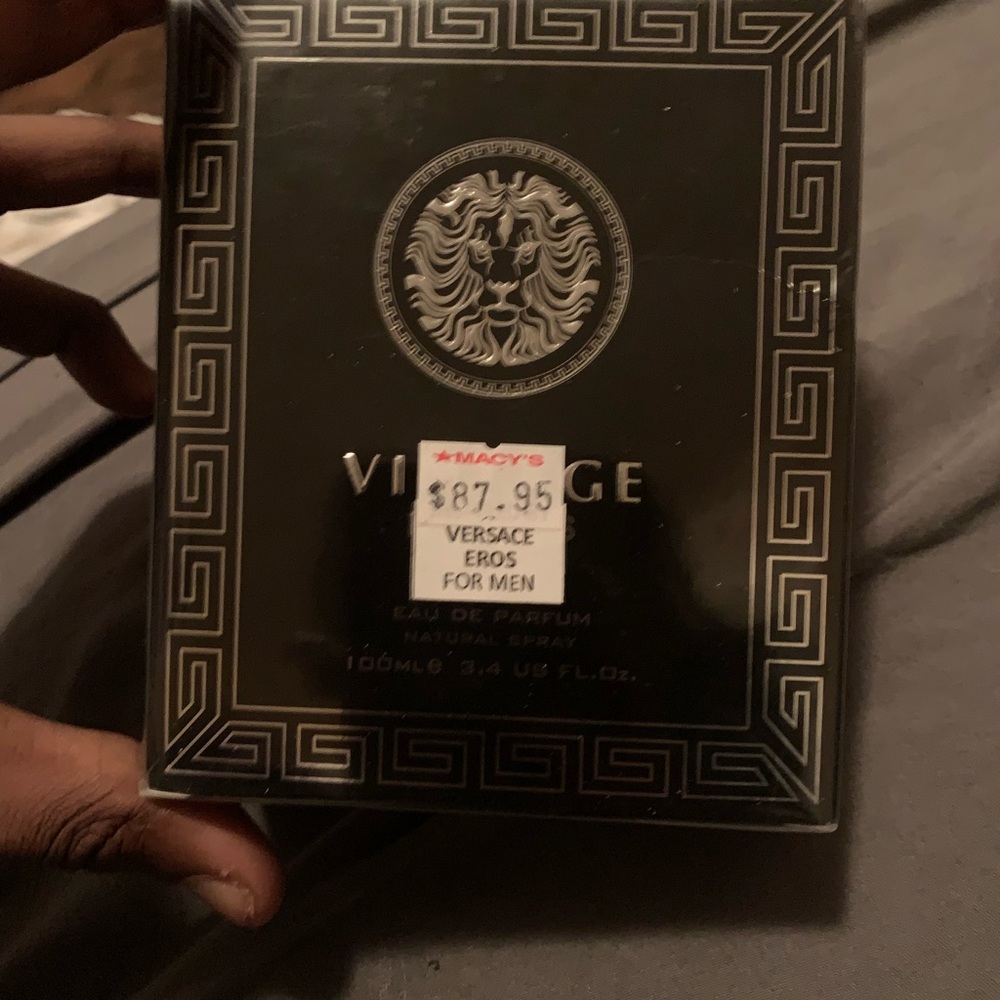 Versace Eros Black and Gold Packaging